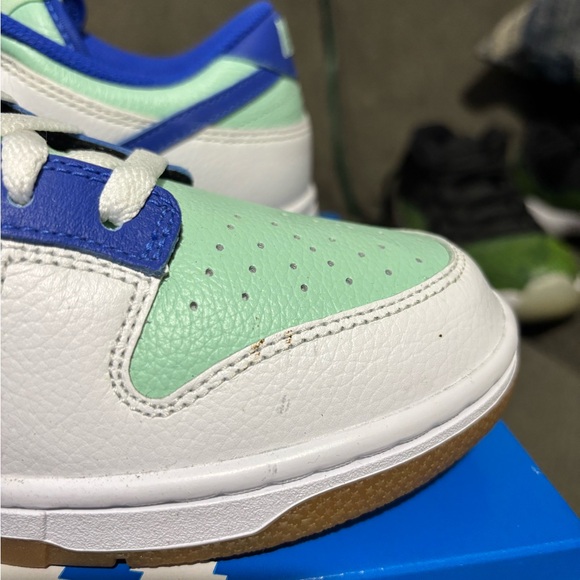 Nike Mint Green and Royal Blue Sneakers - Picture 3 of 7